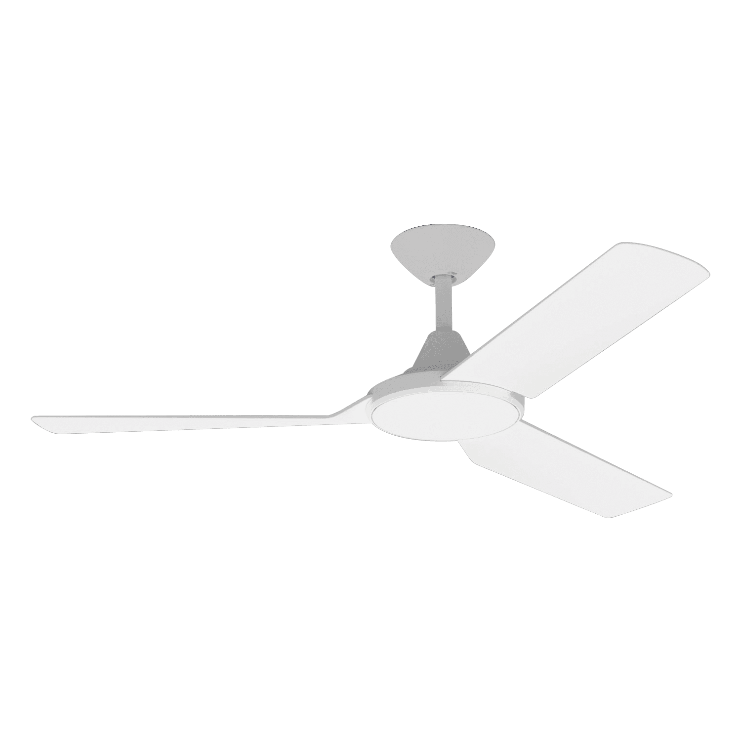 Domus Axis 48" Coastal Indoor/Outdoor Ceiling Fan with Remote | White or Black - Mases LightingDomus