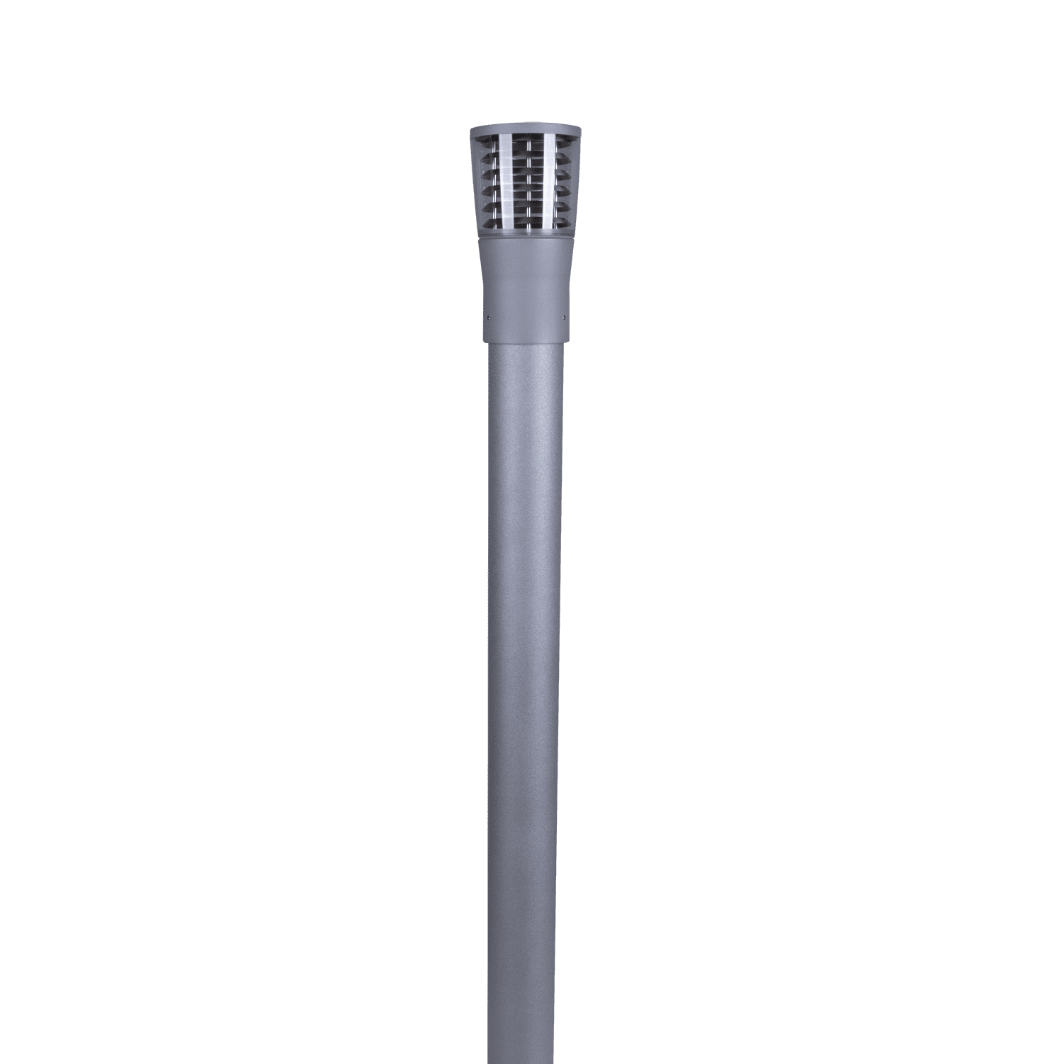 Domus BL-300 1M Kit - Louvred Bollard Head & 1m Post - Beige, Black, Silver, Green or White - Mases LightingDomus Lighting