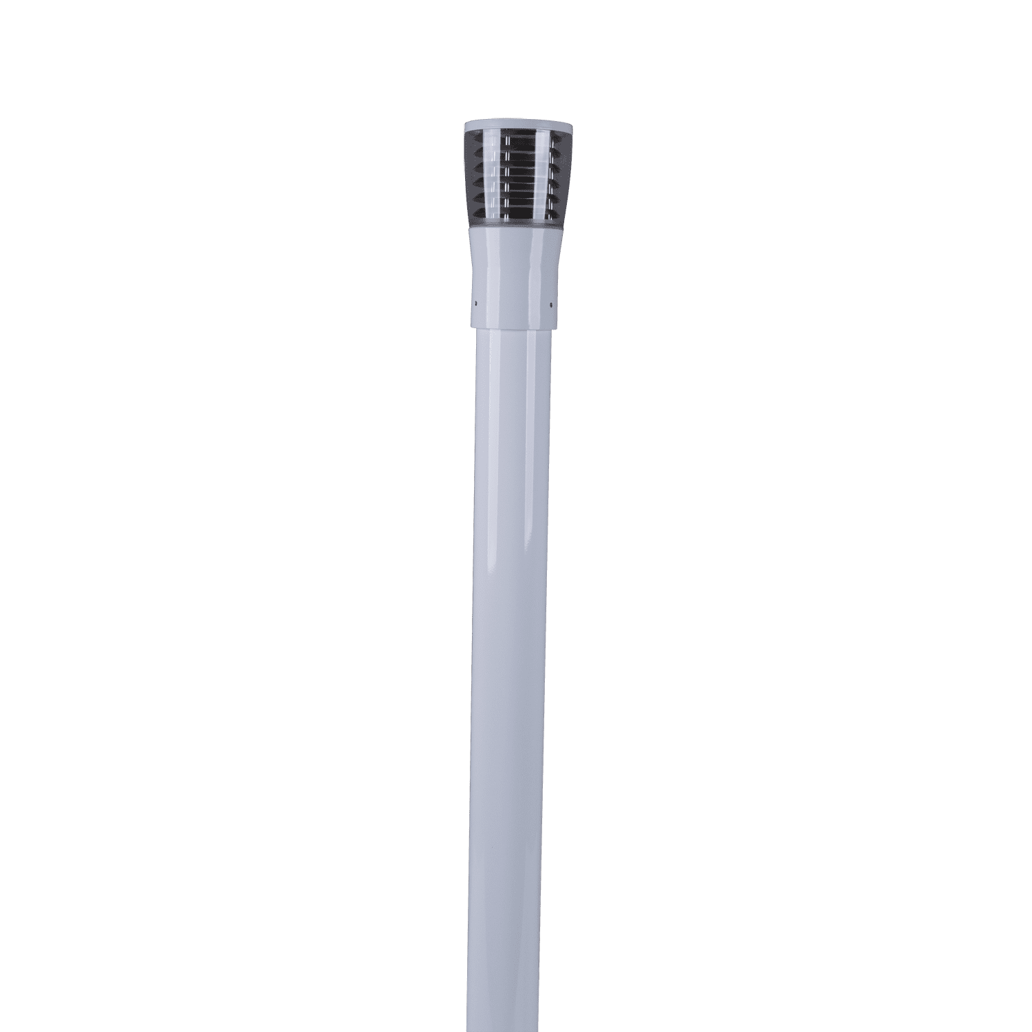 Domus BL-300 1M Kit - Louvred Bollard Head & 1m Post - Beige, Black, Silver, Green or White - Mases LightingDomus Lighting