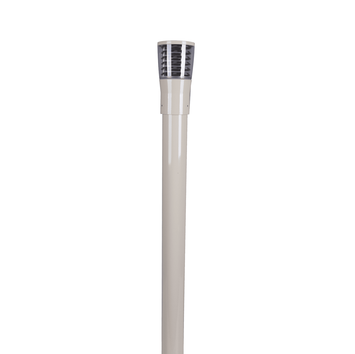 Domus BL-300 1M Kit - Louvred Bollard Head & 1m Post - Beige, Black, Silver, Green or White - Mases LightingDomus Lighting