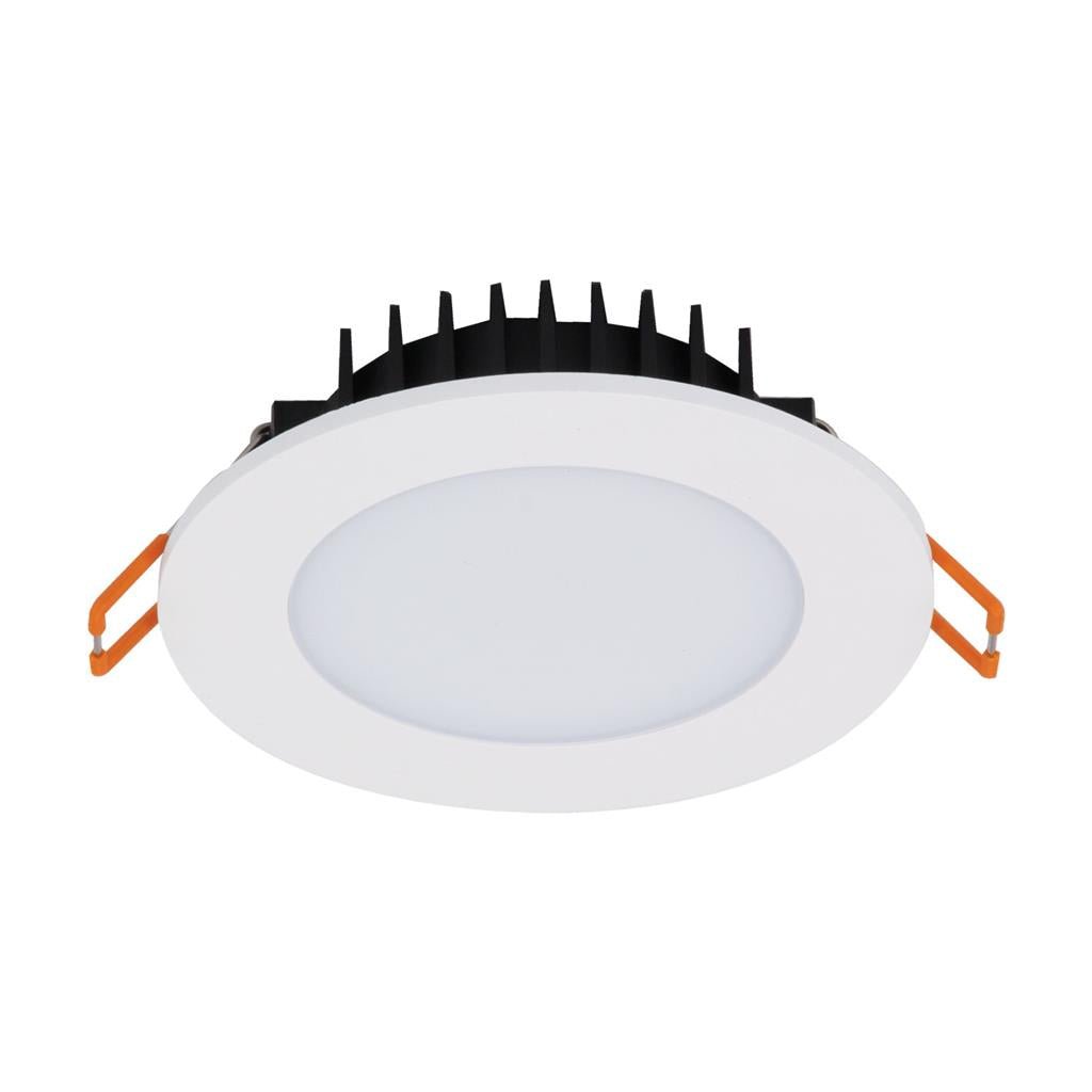 Domus Bliss-10 Round 10W Recessed Dimmable Led Tricolour IP54 Downlight - Black/White - Mases LightingDomus