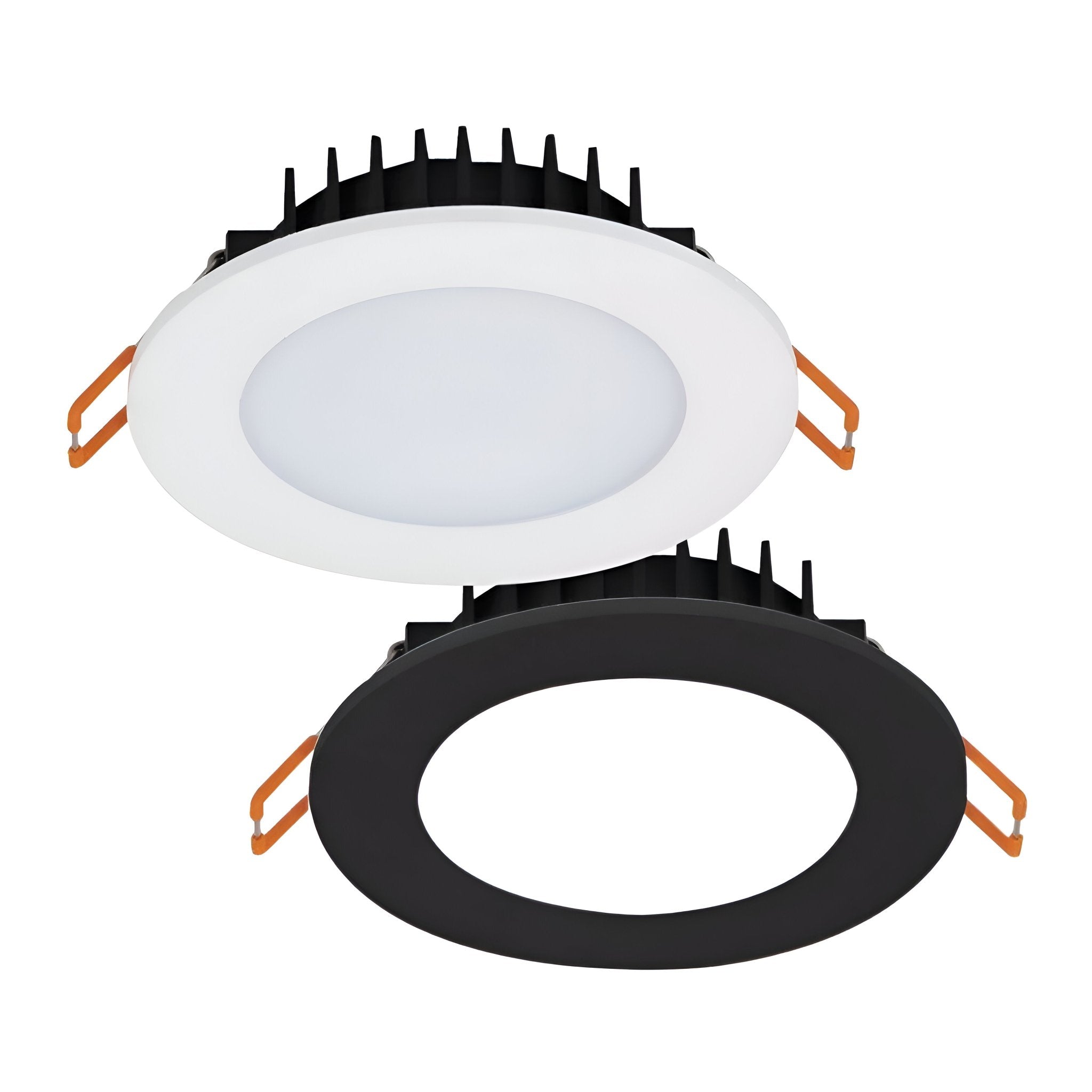 Domus Bliss-10 Round 10W Recessed Dimmable Led Tricolour IP54 Downlight - Black/White - Mases LightingDomus