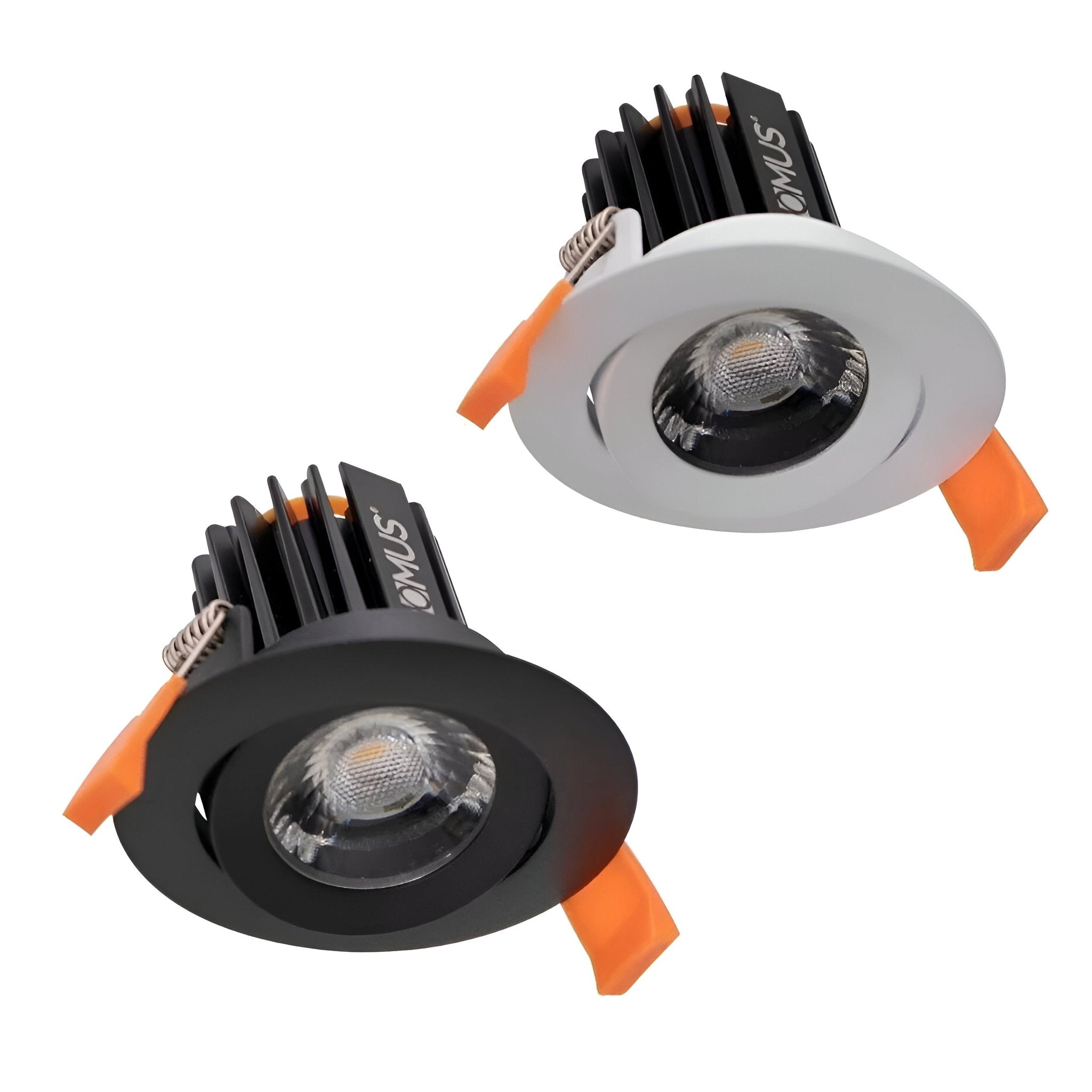 Domus Cell 13W 5CCT 60° T75 Complete Dimmable Downlight Kit - Black/White - Mases LightingDomus