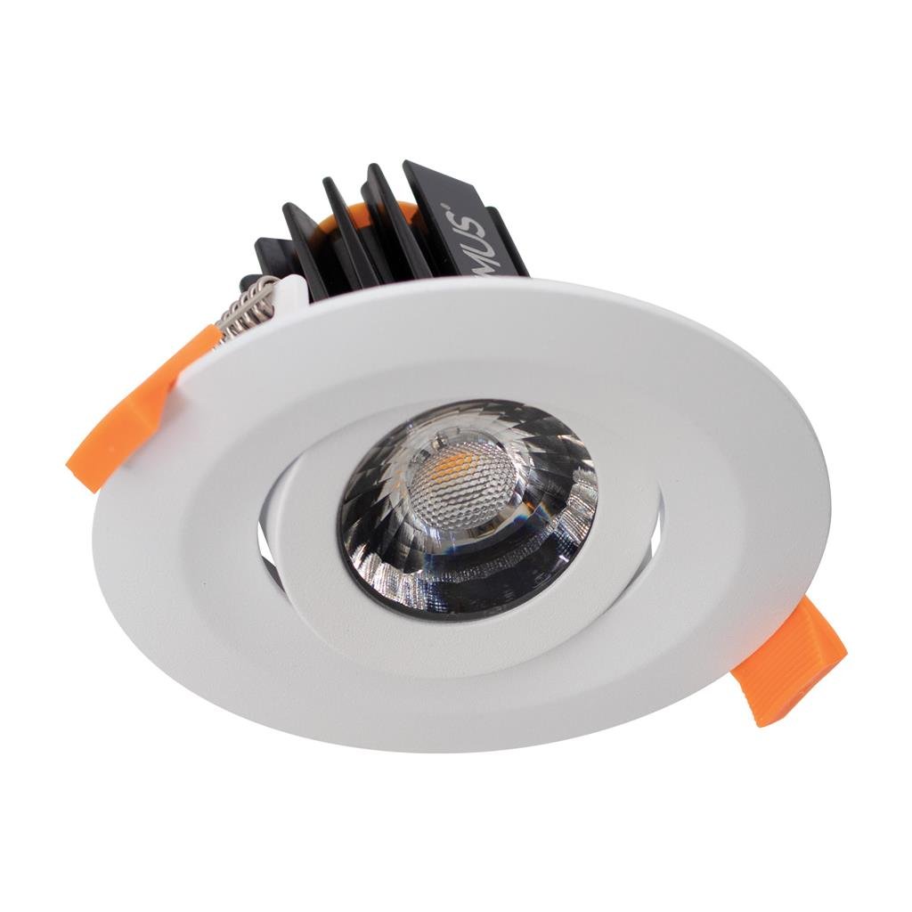 Domus Cell 13W 5CCT 60° T90 Complete Dimmable Downlight Kit - Black/White - Mases LightingDomus