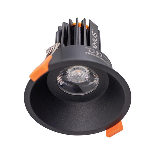 Domus Cell 9W 5CCT 60° D90 Complete Dimmable Downlight Kit- Black/White - Mases LightingDomus