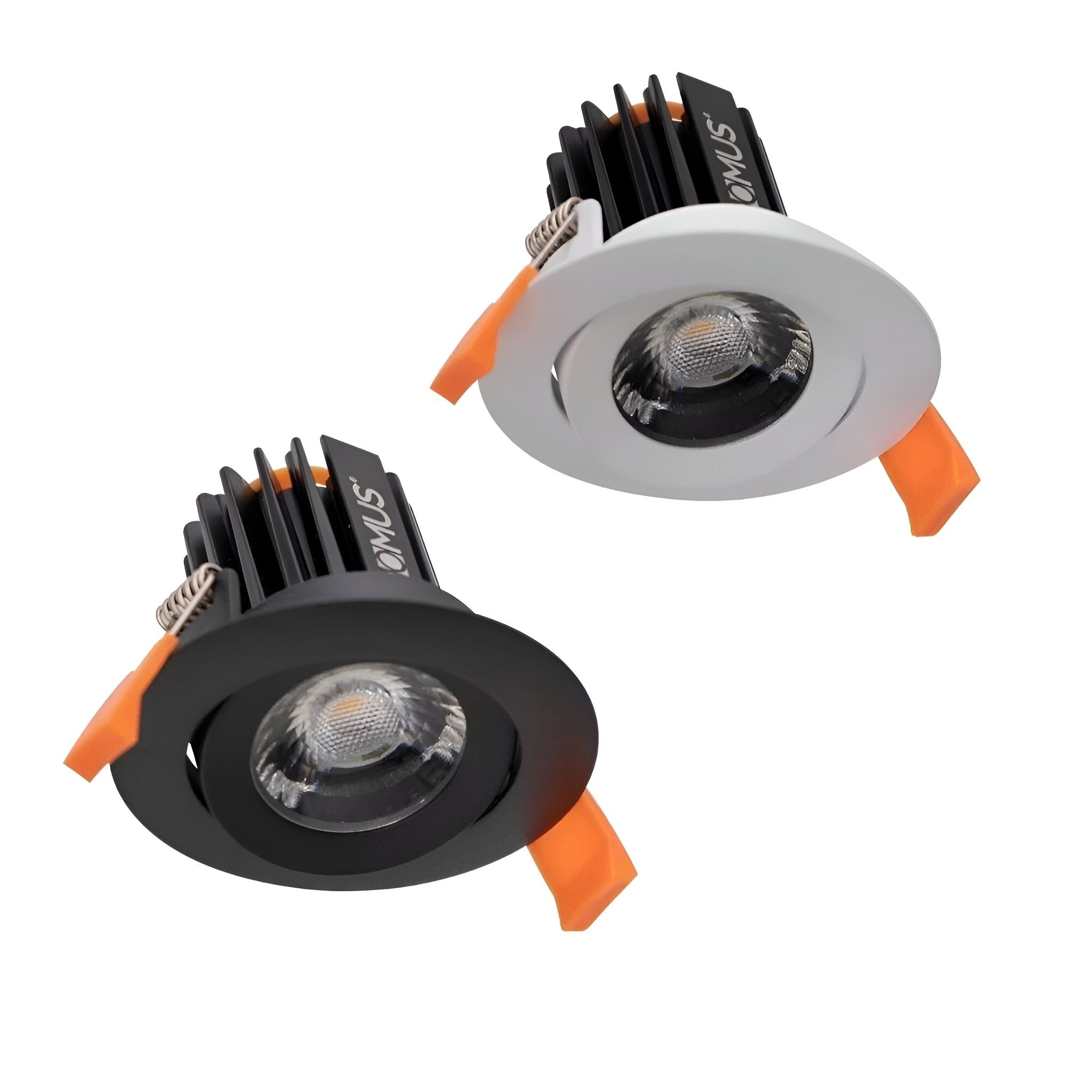 Domus Cell 9W 5CCT 60° T75 Complete Dimmable Downlight Kit - Black/White - Mases LightingDomus