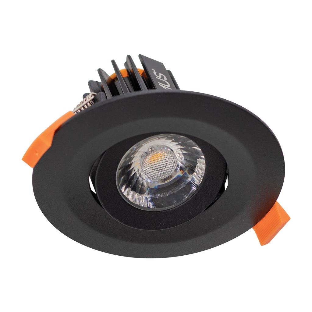 Domus Cell 9W 5CCT 60° T90 Complete Dimmable Downlight Kit - Black/White - Mases LightingDomus