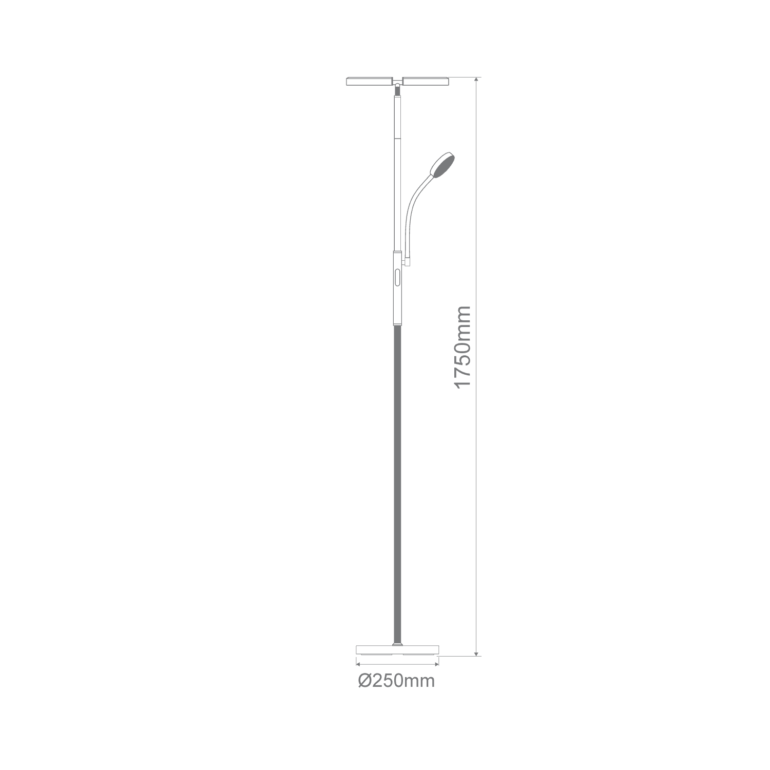 Domus Cyclops Mother & Child LED Floor Lamp - Black - Mases LightingDomus Lighting
