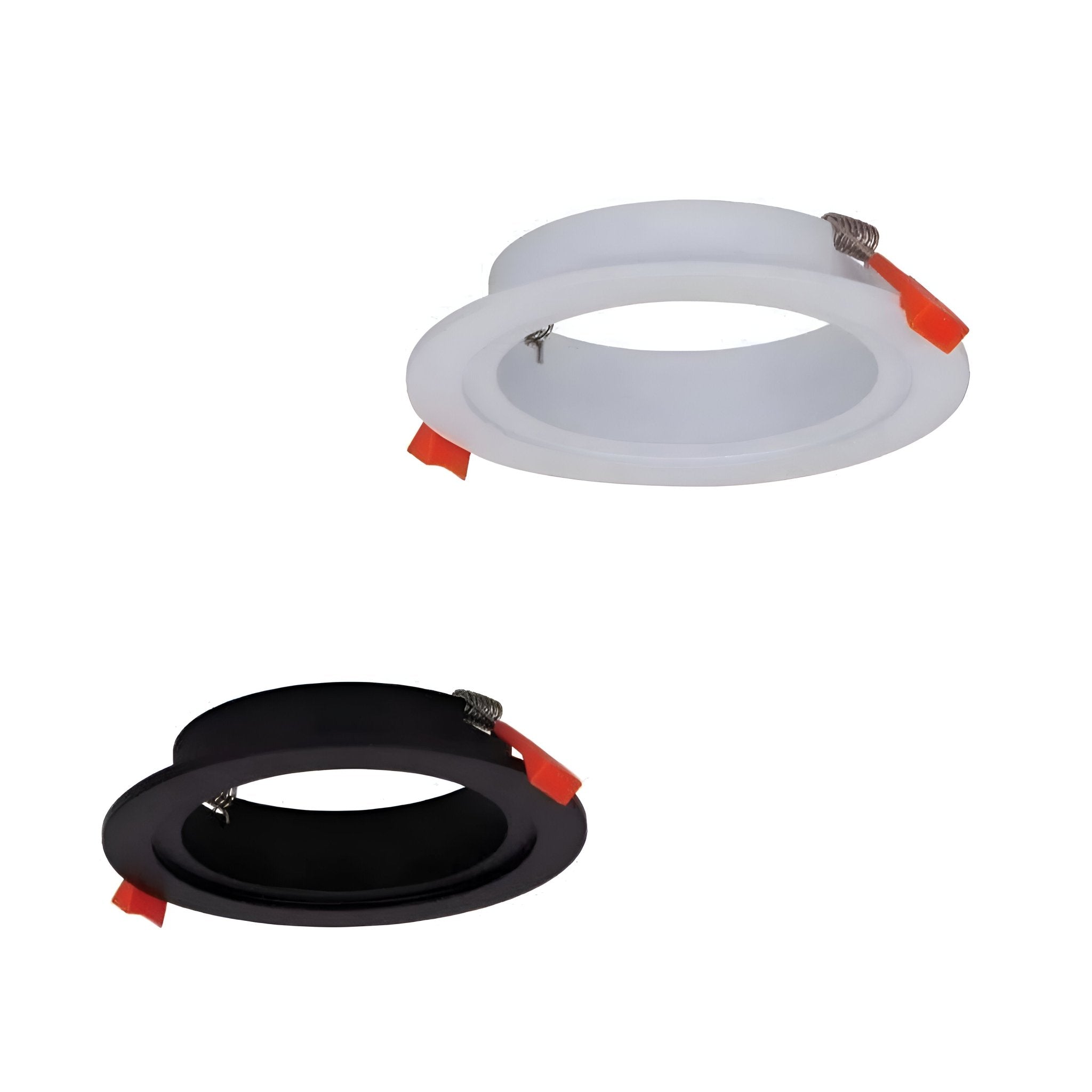 Domus DECO-13 LED Downlight 140mm adaptor plate - Black/White - Mases LightingDomus