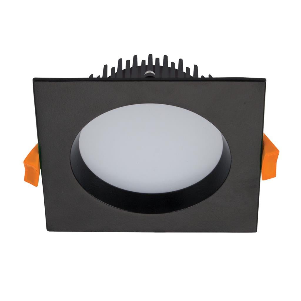 Domus DECO-13 TRIO Square 13W Dimmable LED Tricolour IP44 Downlight - Mases LightingDomus