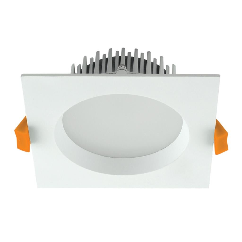 Domus DECO-13 TRIO Square 13W Dimmable LED Tricolour IP44 Downlight - Mases LightingDomus