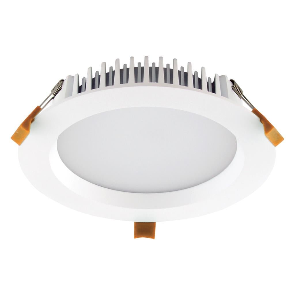 Domus DECO-20 TRIO/DALI Round 20W Dimmable LED Tricolour IP44 Downlight - Black/White - Mases LightingDomus