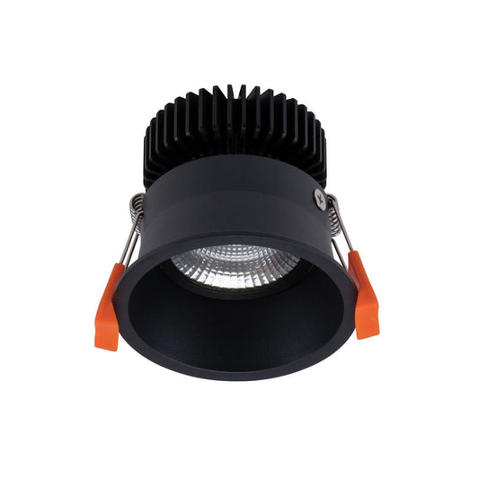 Domus DEEP-10 TRIO/DALI Round Deepset 10W Recessed Dimmable LED IP40 Downlight - Black/White - Mases LightingDomus