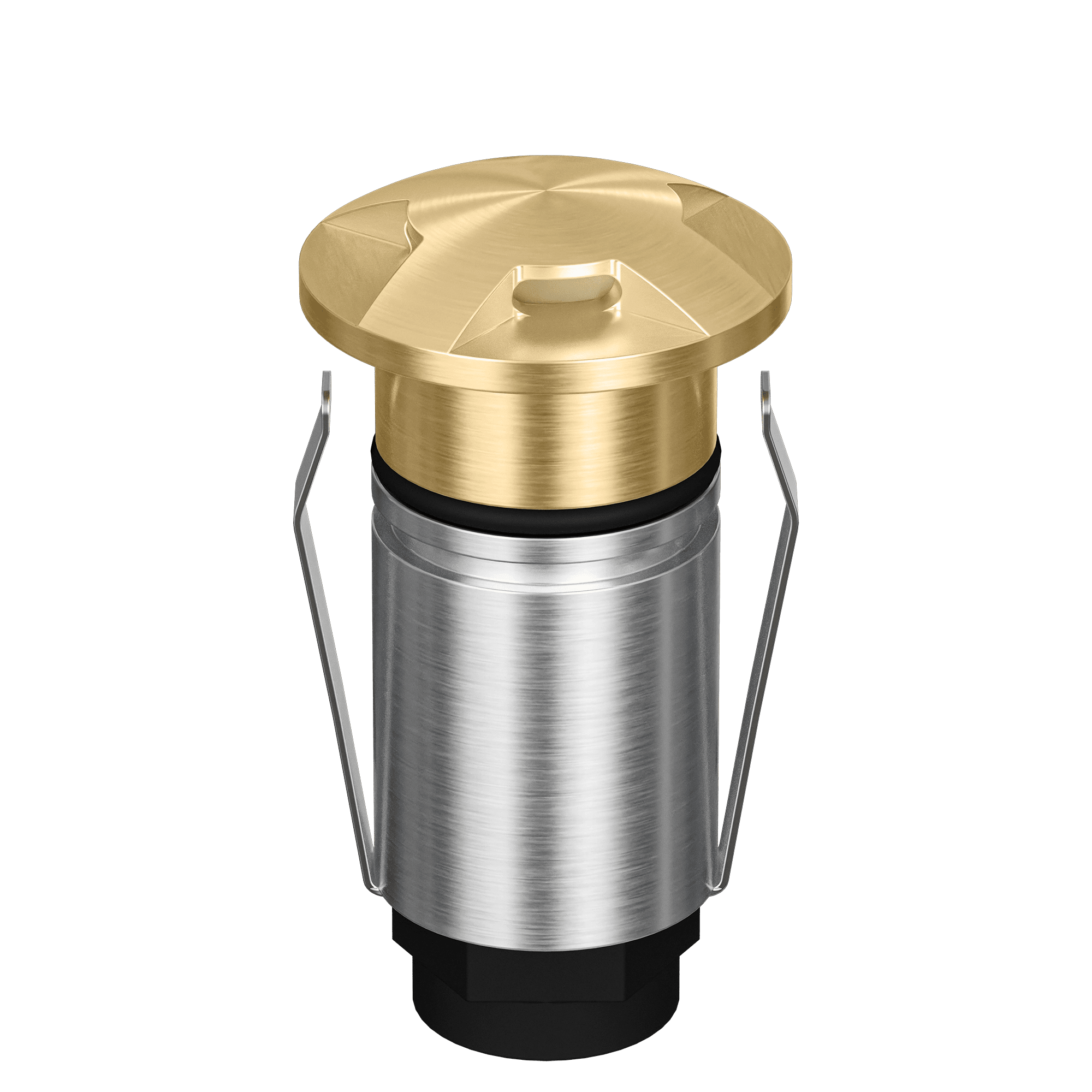 Domus Emit 25mm RGBW LED Inground Deck Light — Antique Brass, Black, White, Brushed Brass or Stainless Steel - Mases LightingDomus Lighting