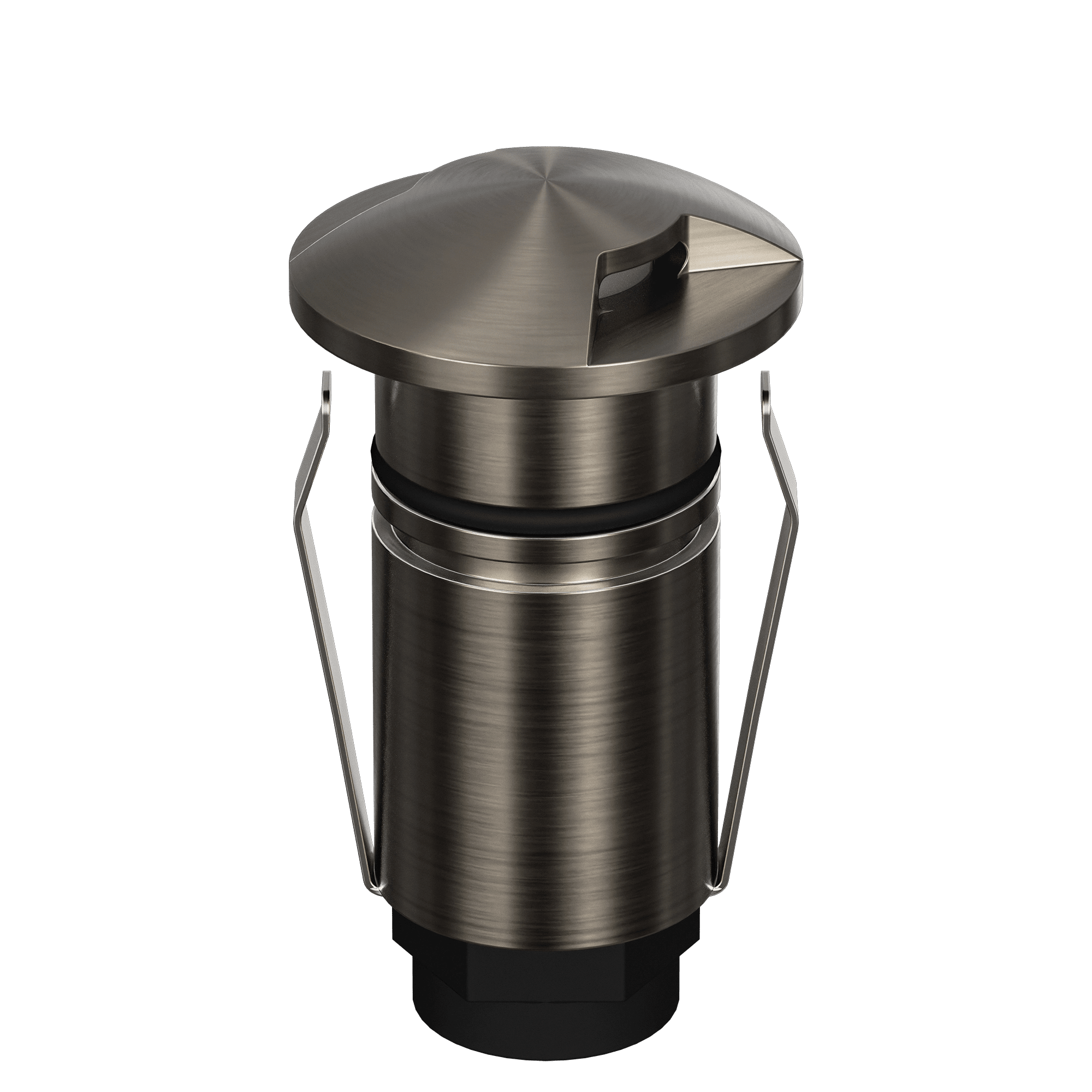 Domus Emit 25mm TRIO LED Inground Deck Light — Antique Brass, Black, Brushed Brass or Stainless Steel - Mases LightingDomus Lighting