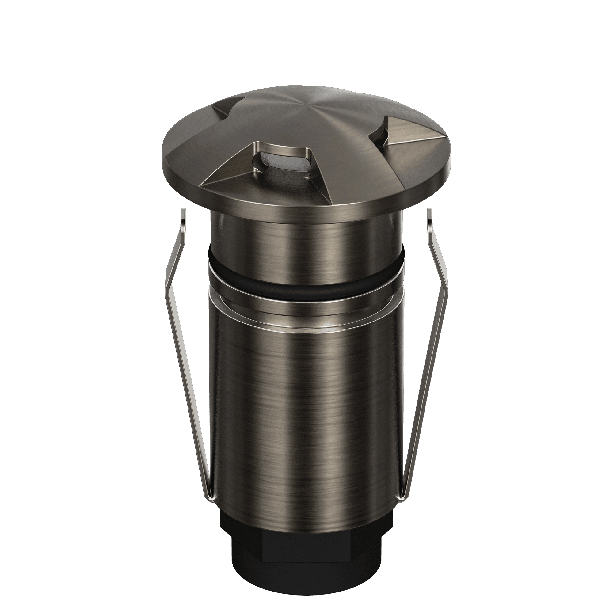 Domus Emit 25mm TRIO LED Inground Deck Light — Antique Brass, Black, Brushed Brass or Stainless Steel - Mases LightingDomus Lighting