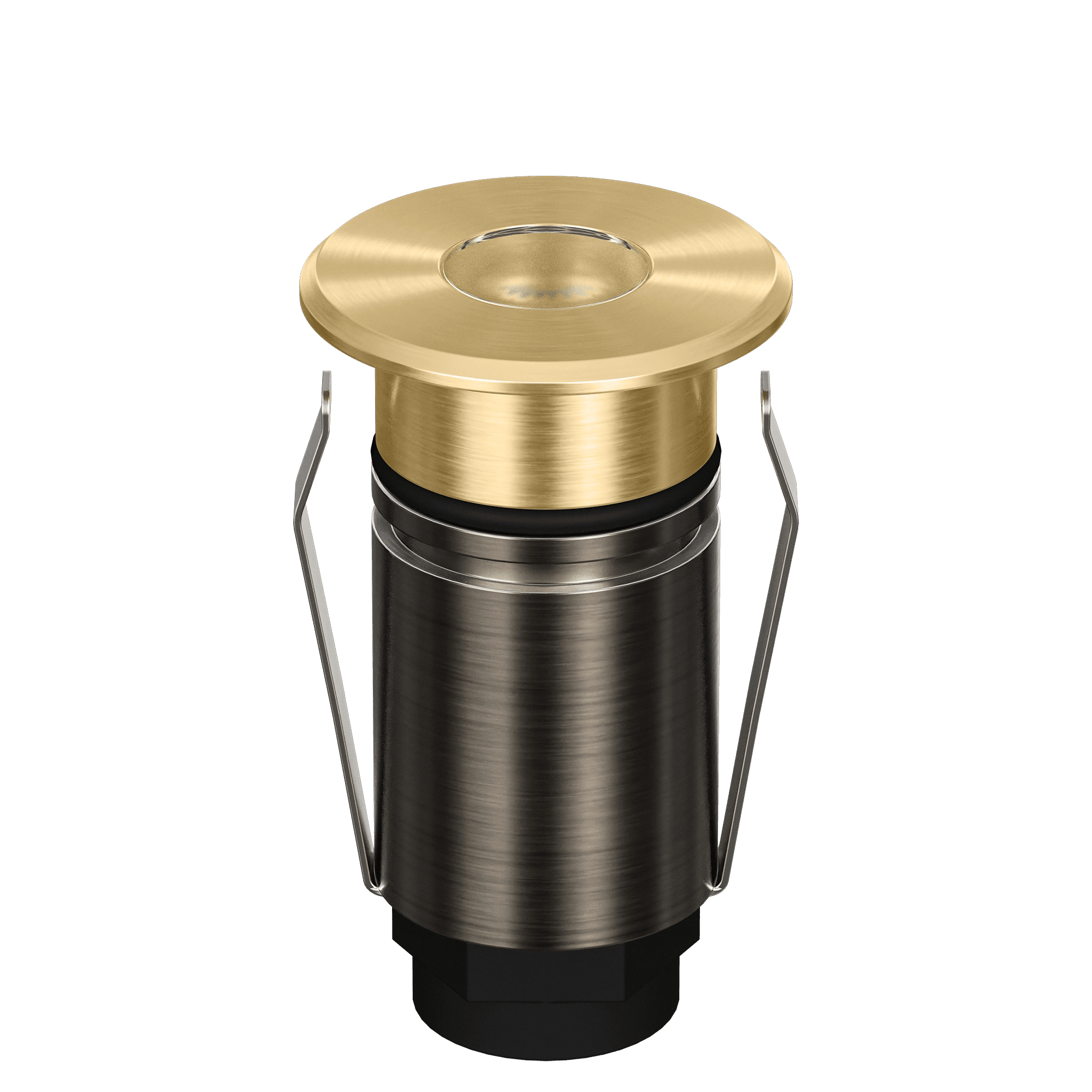 Domus Emit 25mm TRIO LED Inground Deck Light — Antique Brass, Black, Brushed Brass or Stainless Steel - Mases LightingDomus Lighting
