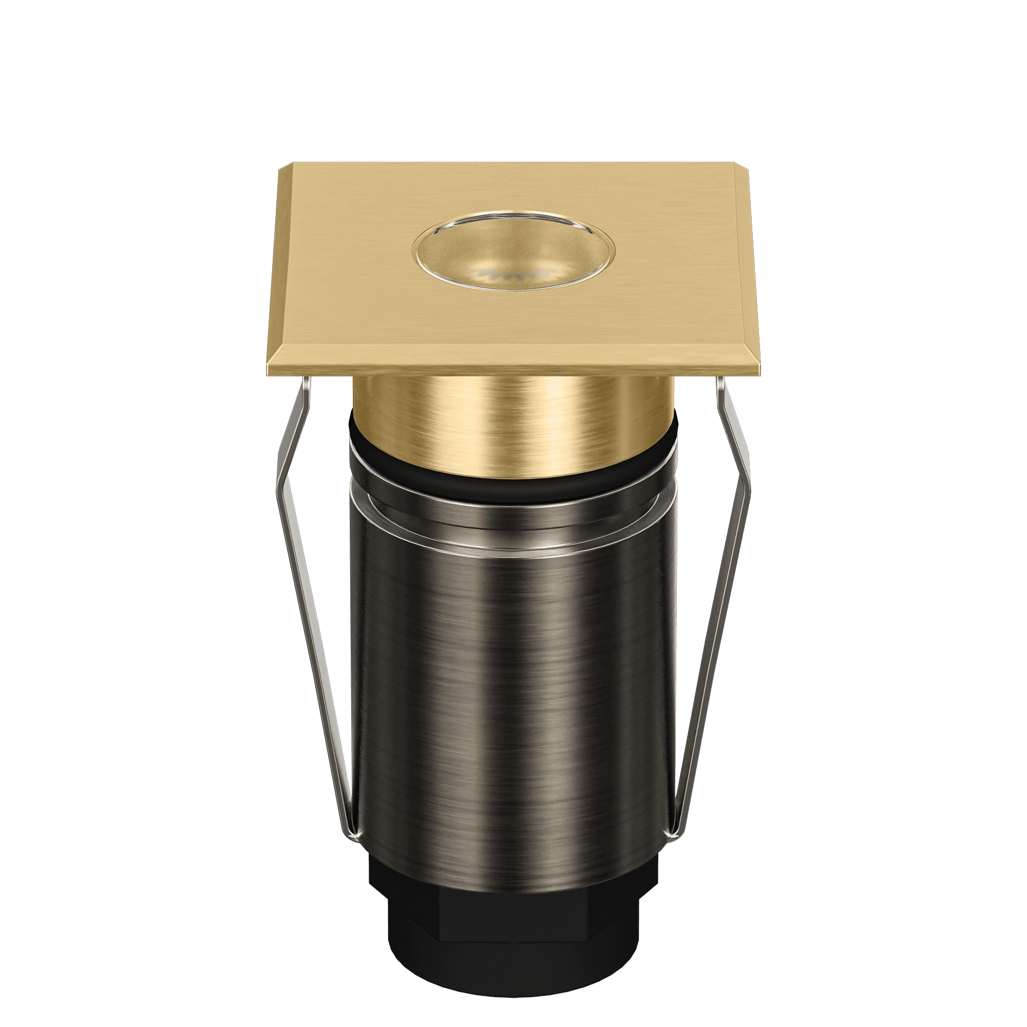 Domus Emit 25mm TRIO LED Inground Deck Light — Antique Brass, Black, Brushed Brass or Stainless Steel - Mases LightingDomus Lighting