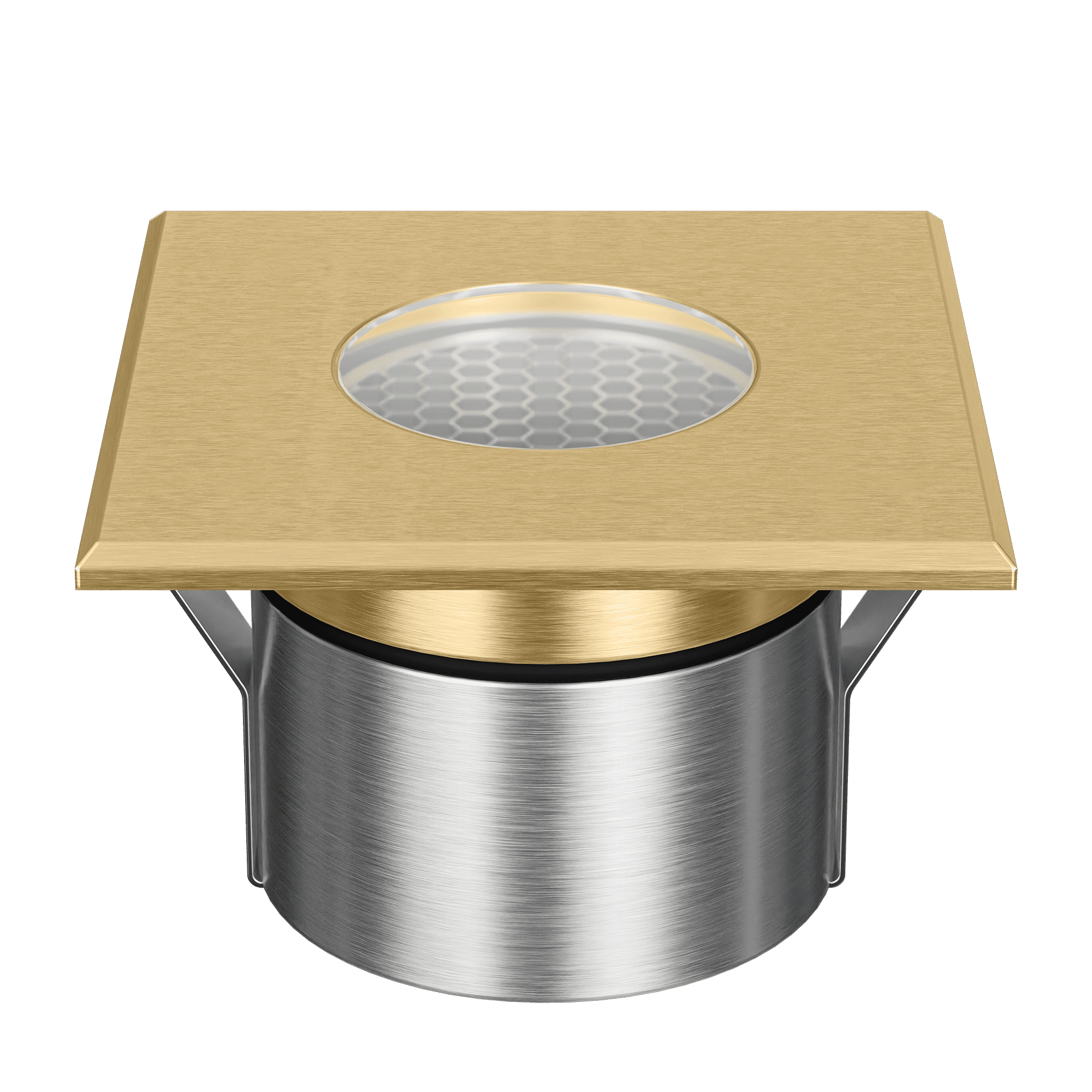 Domus Emit 85mm RGBW LED Inground Deck Light — Antique Brass, Black, White, Brushed Brass or Stainless Steel - Mases LightingDomus Lighting