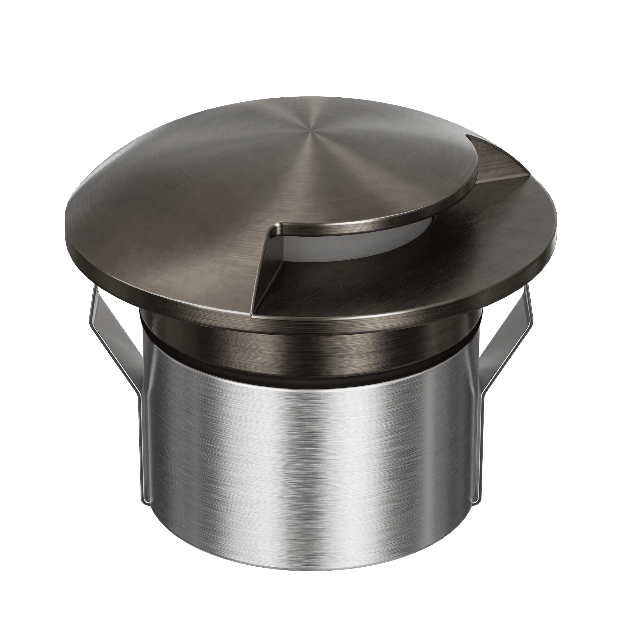 Domus Emit 85mm RGBW LED Inground Deck Light — Antique Brass, Black, White, Brushed Brass or Stainless Steel - Mases LightingDomus Lighting
