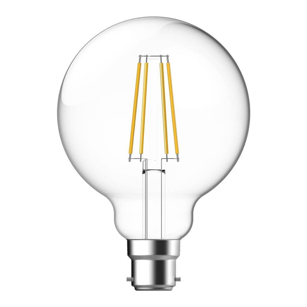Domus G95 7.2W Dimmable Led Filament Lamp Clear/Frost 240V - B22/E27 - Mases LightingDomus