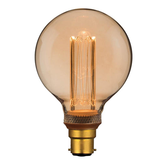 Domus G95 RETRO 3.5W Led Filament Lamp Dimmable 240V - B22/E27 - Mases LightingDomus
