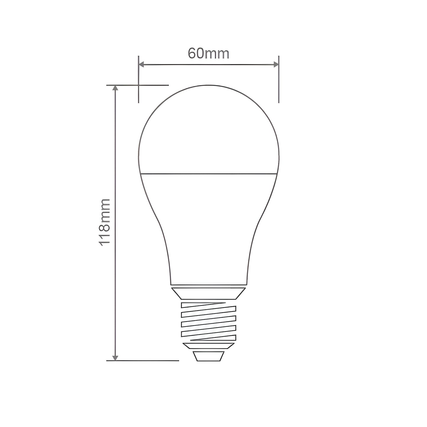 Domus GLS 8W 12V LED Frosted Lamp - E27 3000K/5000K - Mases LightingDomus