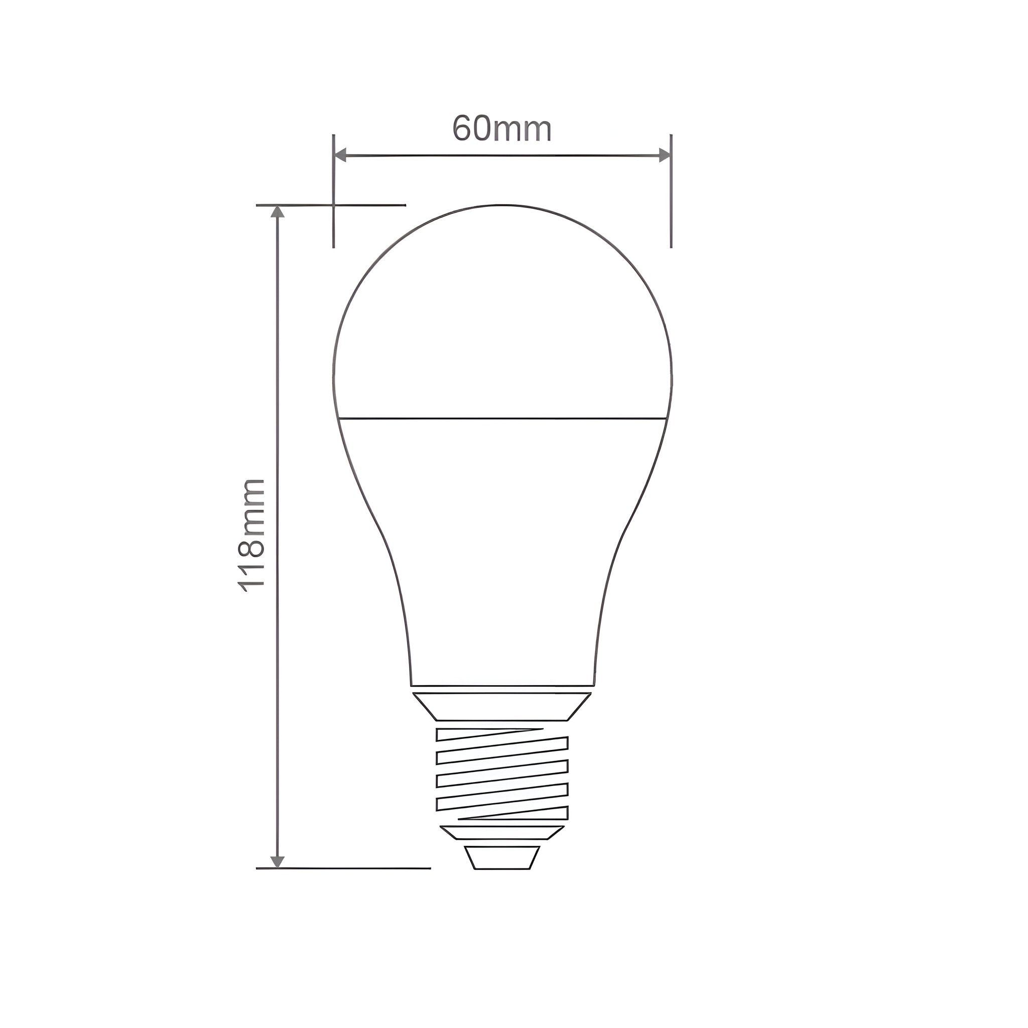 Domus GLS 8W 12V LED Frosted Lamp - E27 3000K/5000K - Mases LightingDomus