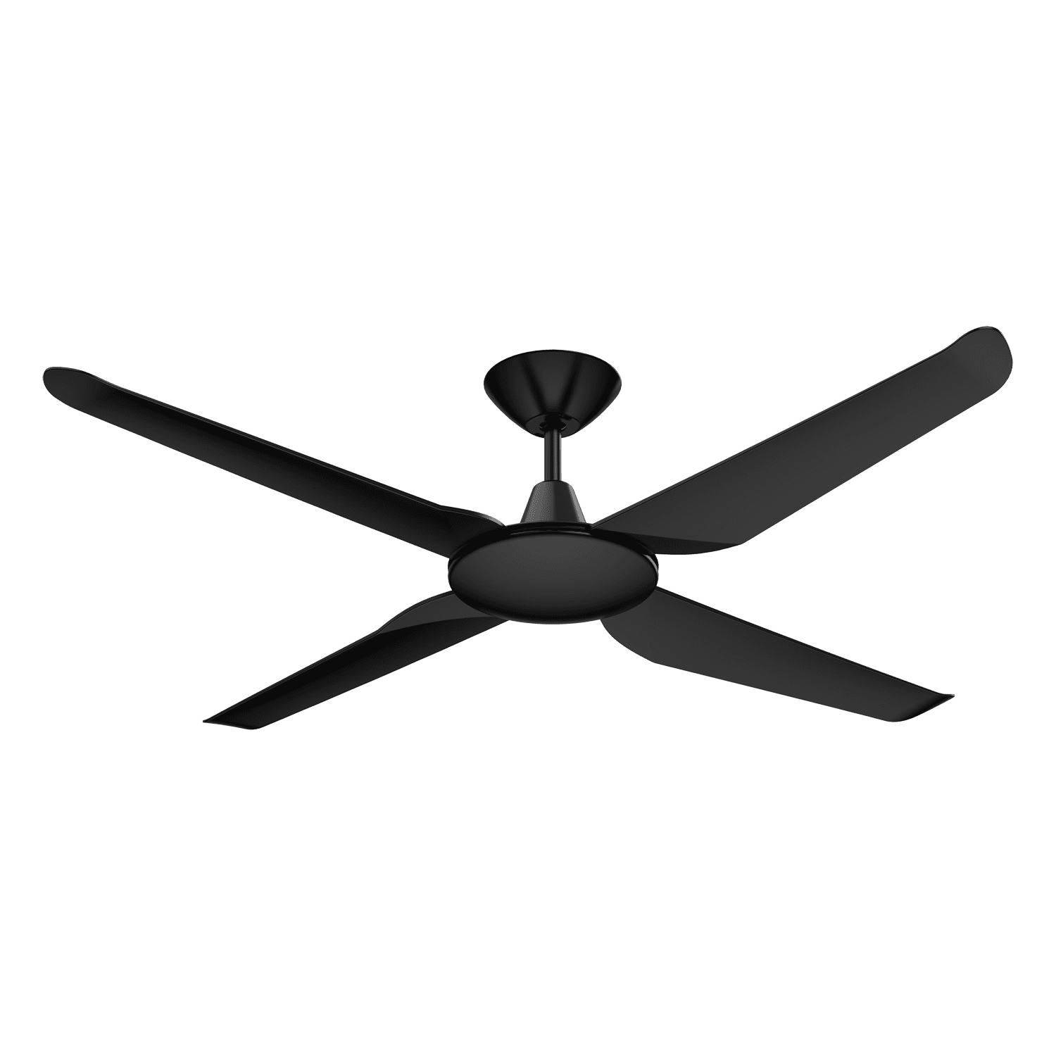 Domus Motion 52" Coastal Indoor/Outdoor Ceiling Fan with Remote | White or Black - Mases LightingDomus