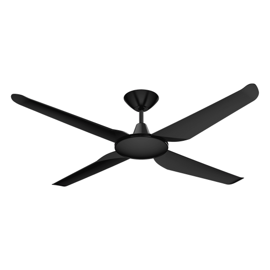 Domus Motion 52" Coastal Indoor/Outdoor Ceiling Fan with Remote | White or Black - Mases LightingDomus