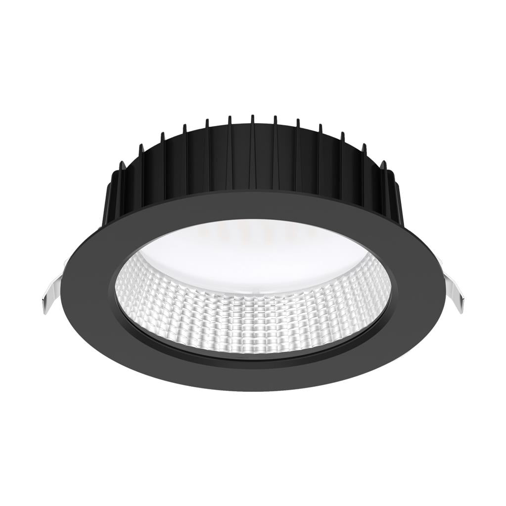 Domus NEO-PRO Round TRIO/DALI 13W, 25W, 35W Recessed Dimmable LED Tricolour IP65 Downlight - Black/White - Mases LightingDomus