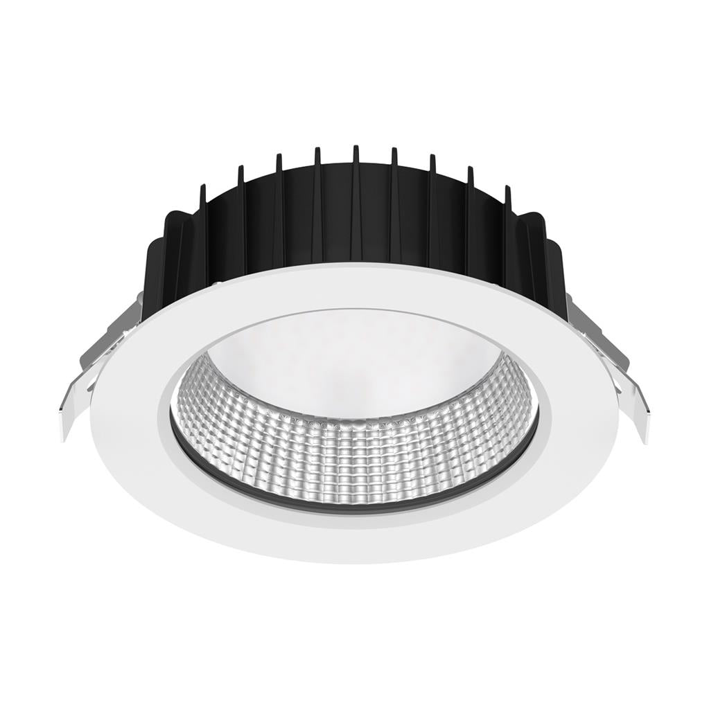 Domus NEO-PRO Round TRIO/DALI 13W, 25W, 35W Recessed Dimmable LED Tricolour IP65 Downlight - Black/White - Mases LightingDomus