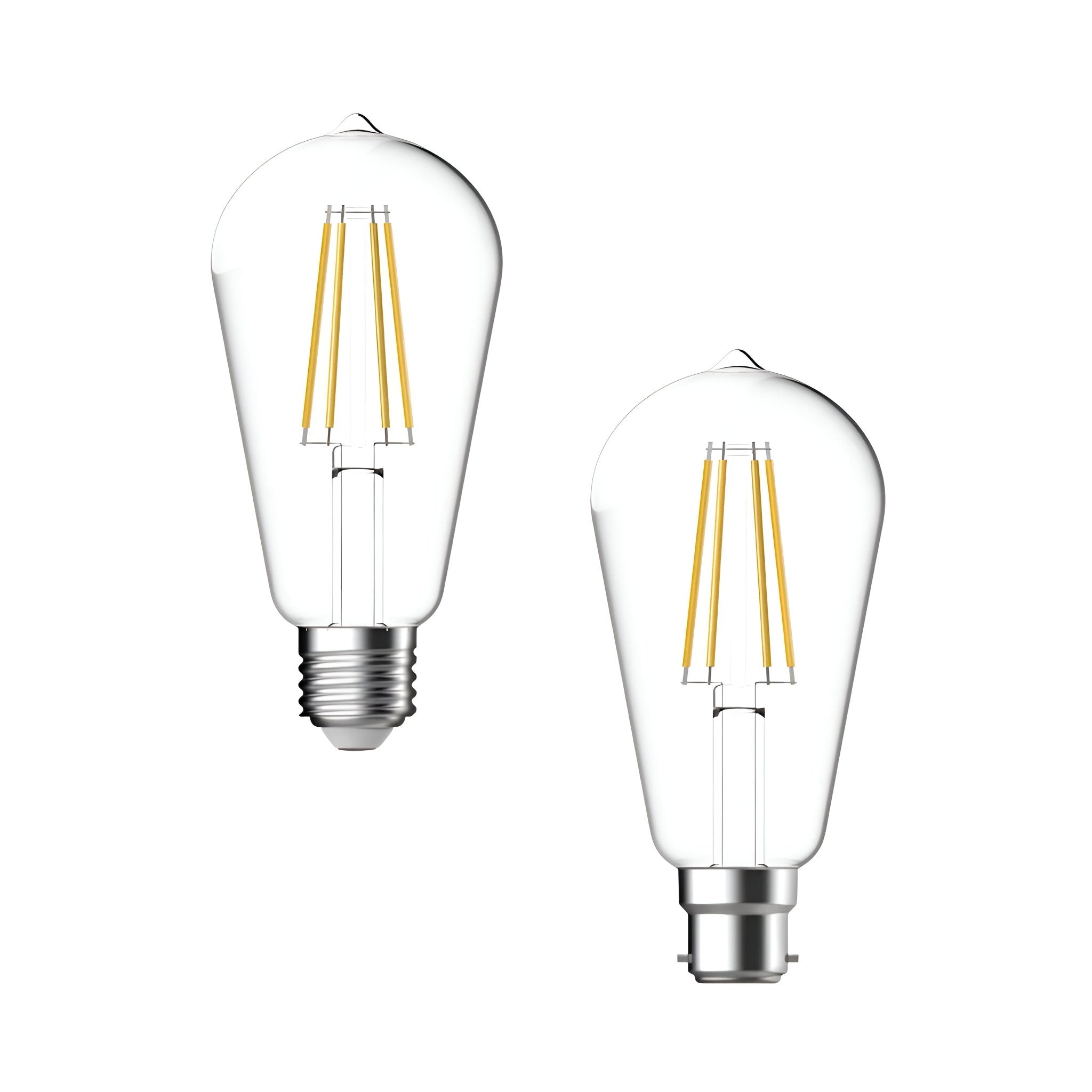 Domus PEAR 7.2W Dimmable Led Filament Lamp Clear 240V - B22/E27 - Mases LightingDomus