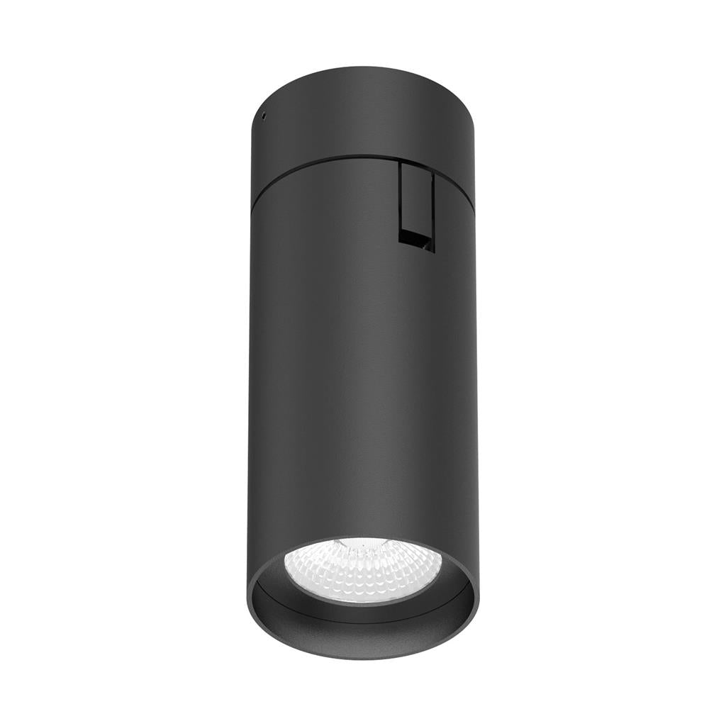 Domus PISTOL Round 15W, 25W Surface Mount Adjustable LED dimmable IP20 Downlight- Black/White - Mases LightingDomus