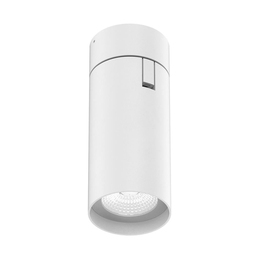 Domus PISTOL Round 15W, 25W Surface Mount Adjustable LED dimmable IP20 Downlight- Black/White - Mases LightingDomus