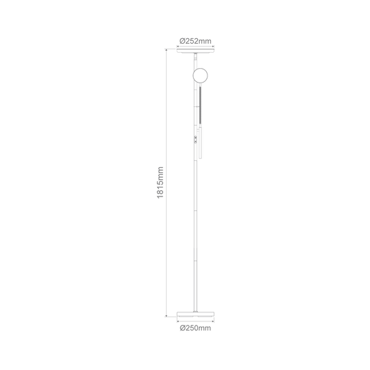 Domus Samson Mother & Child LED Floor Lamp - Black - Mases LightingDomus Lighting