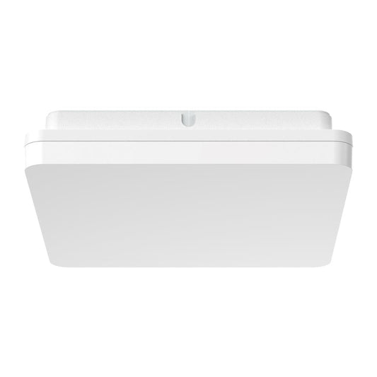 Domus SUNSET 250/300/400mm Square - 15W/25W/35W LED Tricolour Dimmable IP54 Oyster Light - White - Mases LightingDomus