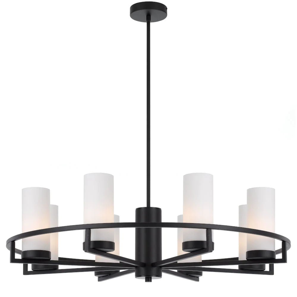 Eamon 8 Lights Pendant- Black - Mases LightingTelbix