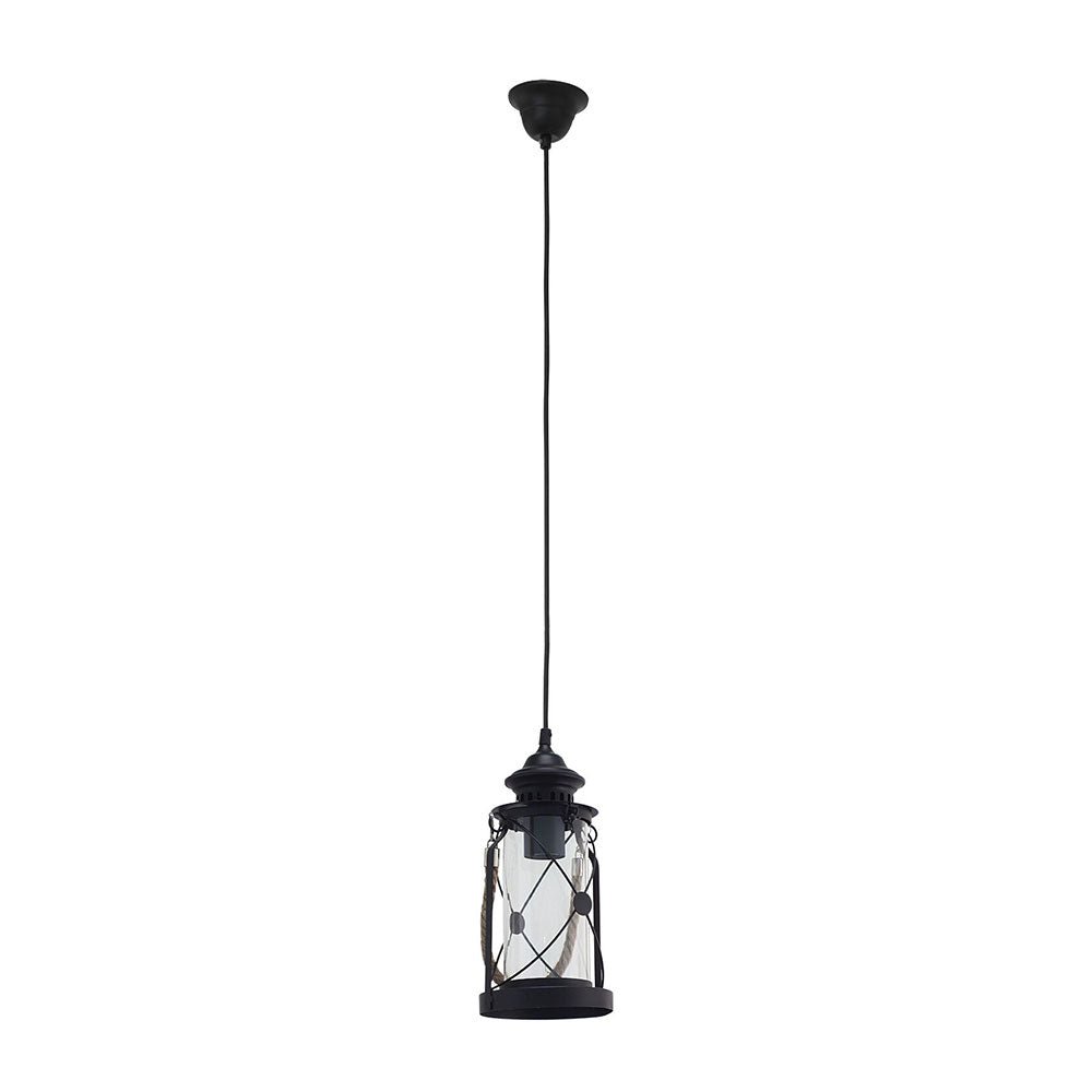 Eglo Bradford Traditional Pendant Light Black - 49213 - Mases LightingEglo