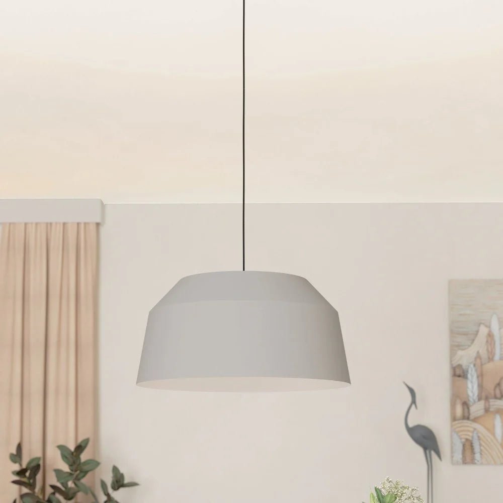 Eglo Contrisa 1 Light Pendant Grey 900381N - Mases LightingEglo