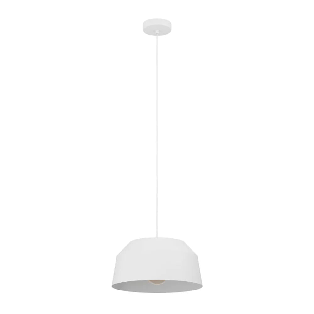 Eglo Contrisa 1 Light Pendant White 205858 - Mases LightingEglo