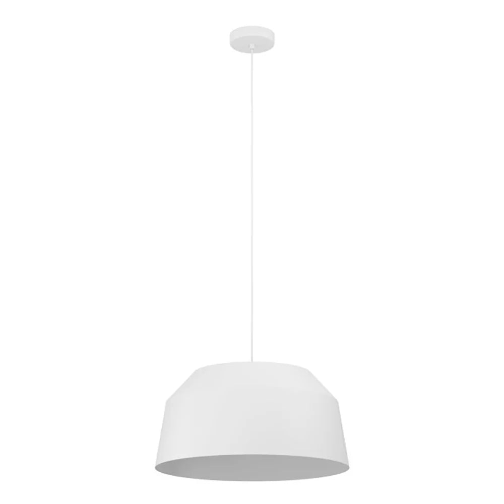 Eglo Contrisa 1 Light Pendant White 205859 - Mases LightingEglo