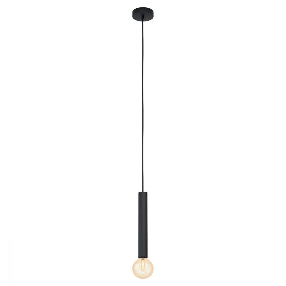 Eglo Cortenova 1 Light Pendant Black 105mm - 98056N - Mases LightingEglo