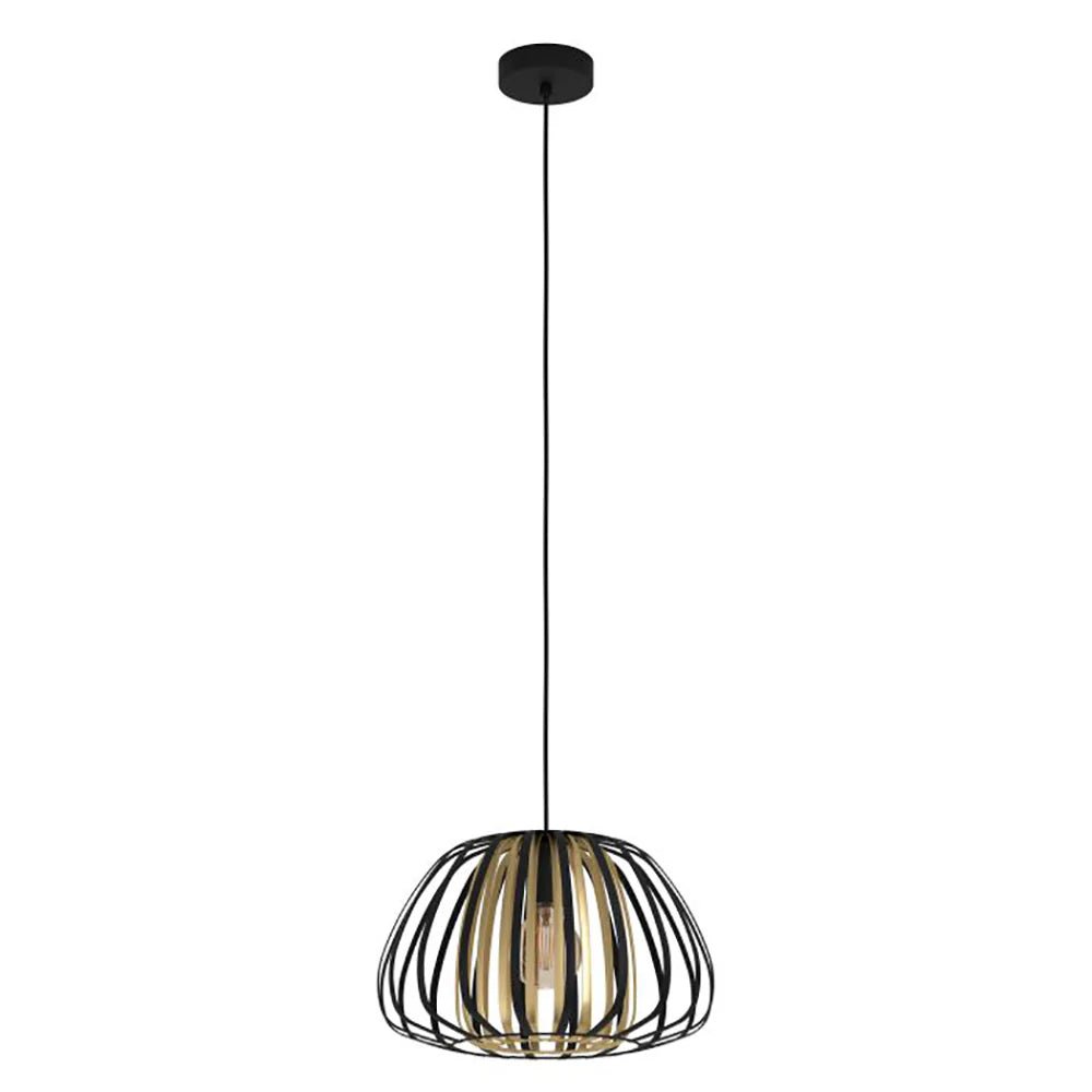 Eglo Encinitos Pendant Light W375mm BlacK / Gold - 99666N - Mases LightingEglo