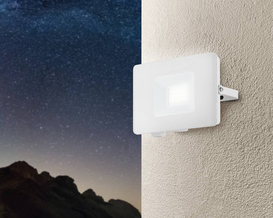 Eglo Faedo 3 Wall Light White -20W - Mases LightingEglo