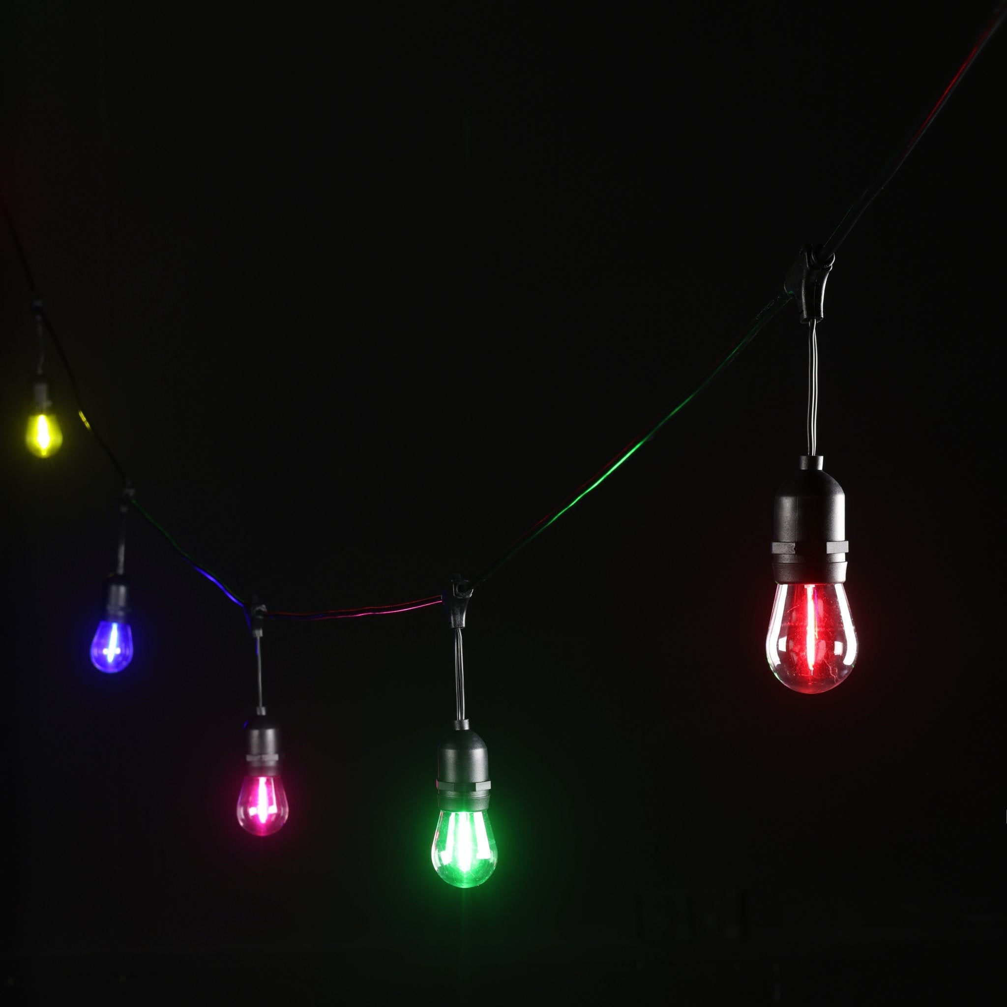 Eglo Festoon 10 Light Led Kit Black & Multi Colour - Mases LightingEglo