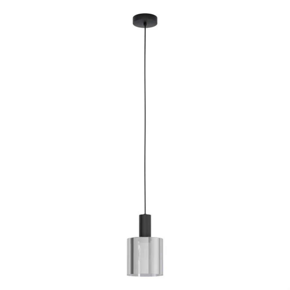 Eglo Gorosiba 1 Light Pendant Black Steel - 98752N - Mases LightingEglo