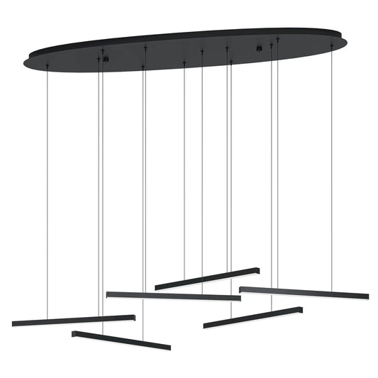 Eglo Lindoza Pendant Light Black & White - 39915 - Mases LightingEglo