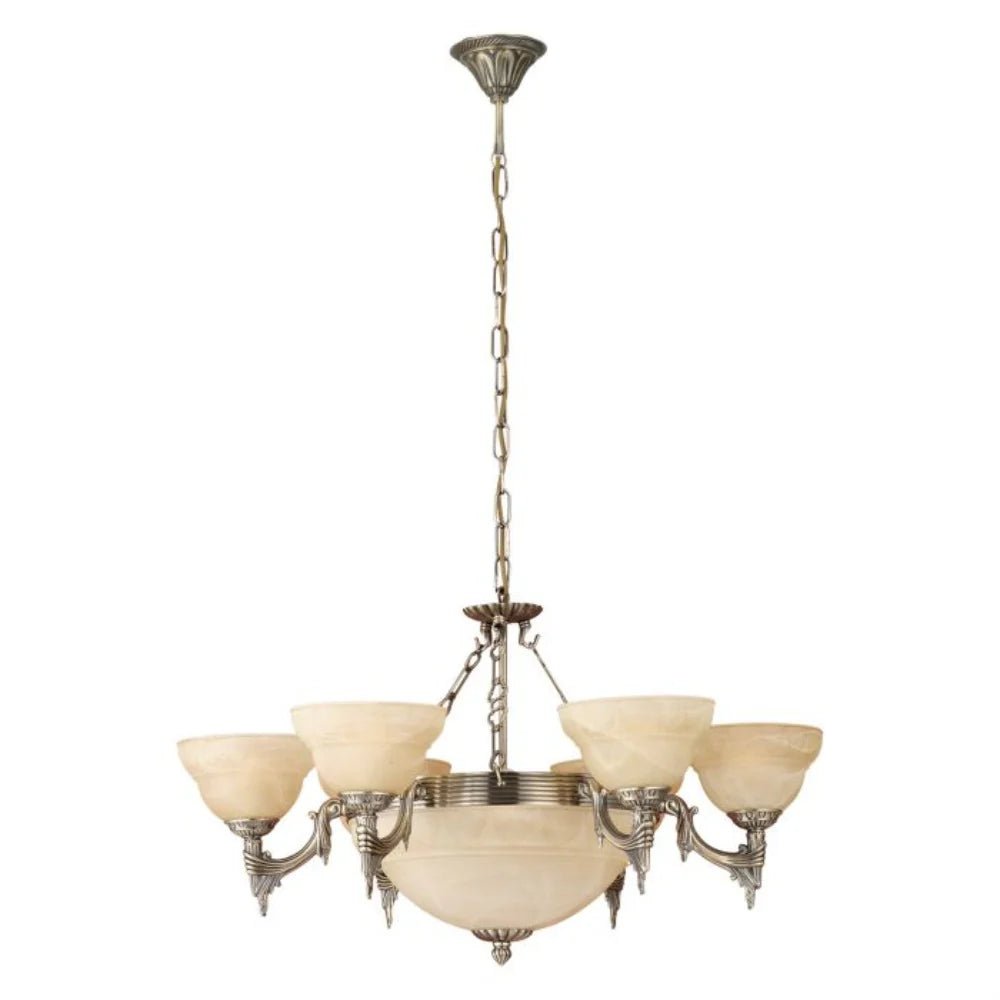 Eglo MARBELLA Champagne & Bronze 9 Light Chandelier - 85858 - Mases LightingEglo