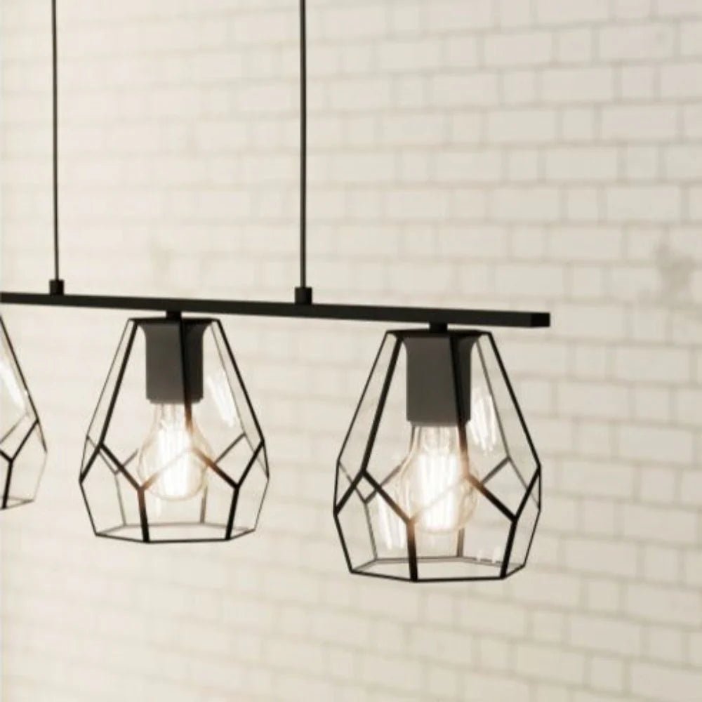 Eglo Mardyke 3 Light Pendant Black